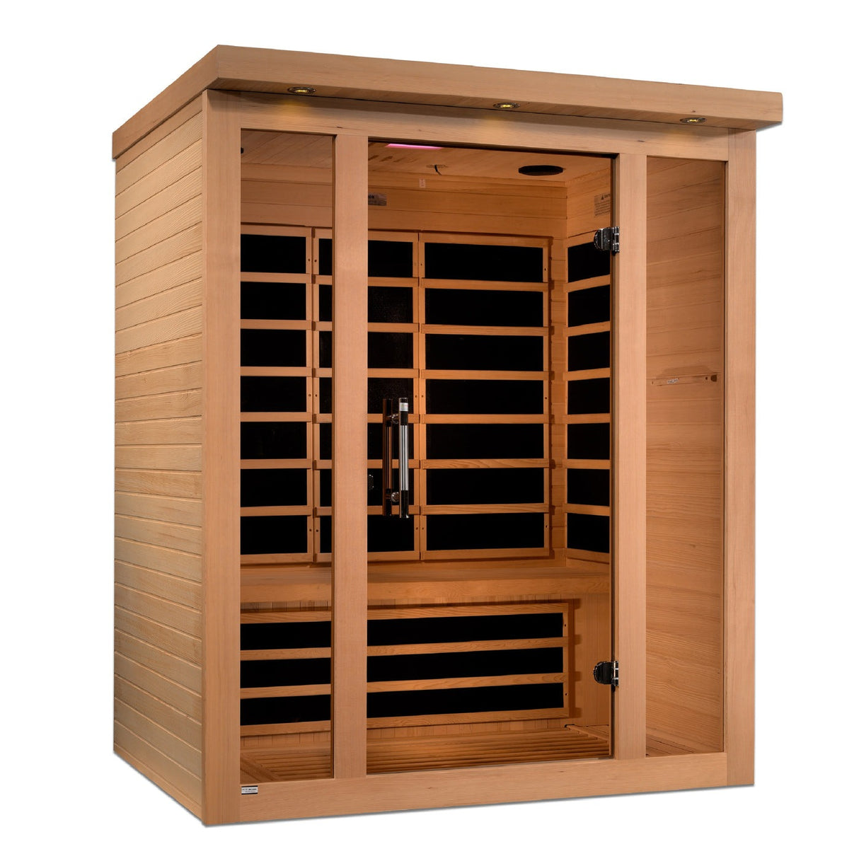 Dynamic Vila 3-Person Low EMF Far Infrared Sauna - High quality infrared sauna for relaxation and detoxification
