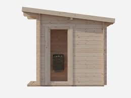 Saunalife Garden Series 6-Person Outdoor Sauna Model G4