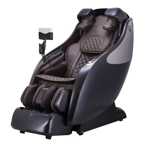 OP-4D Master Massage Chair in Brown - Experience complete rejuvenation at home with this luxurious massage chair from Aurora Sanctuary