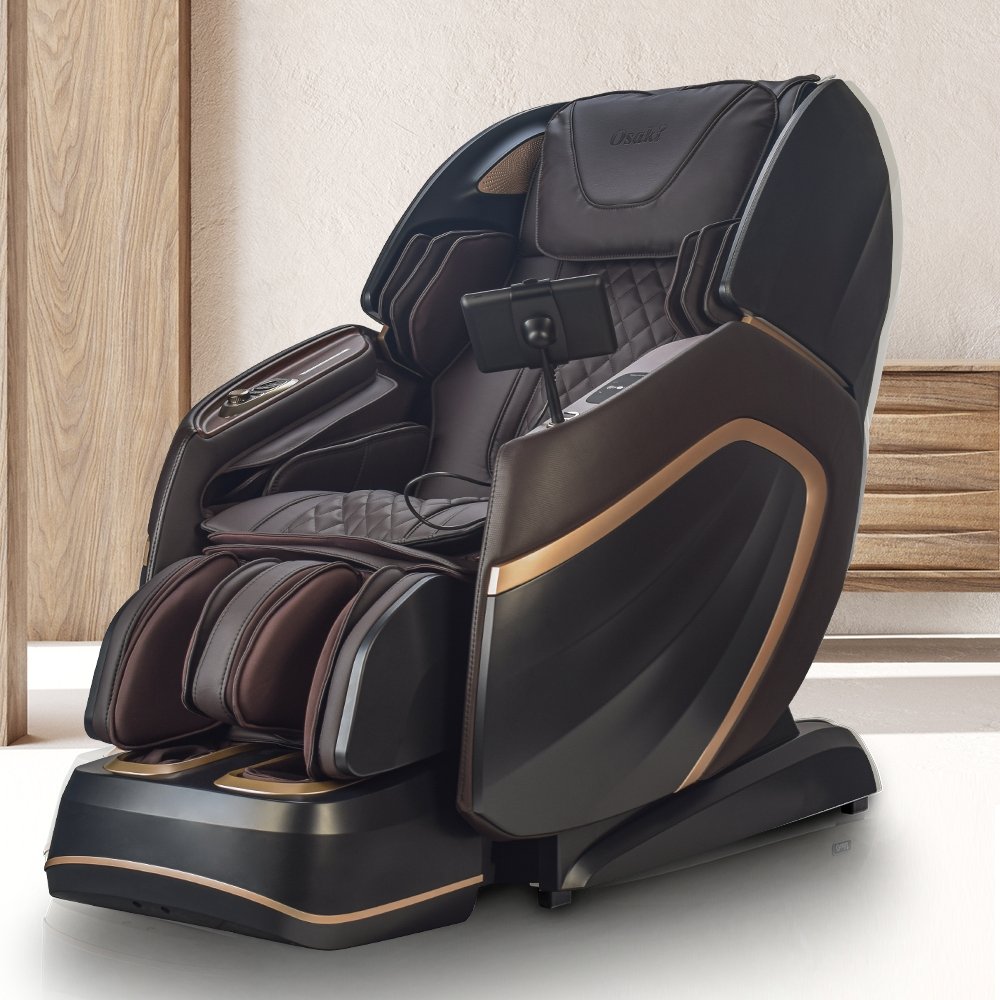 Osaki OS-Pro 4D Emperor Massage Chair in Black and Grey - Elevate Your Comfort with this Top-of-the-Line Experience