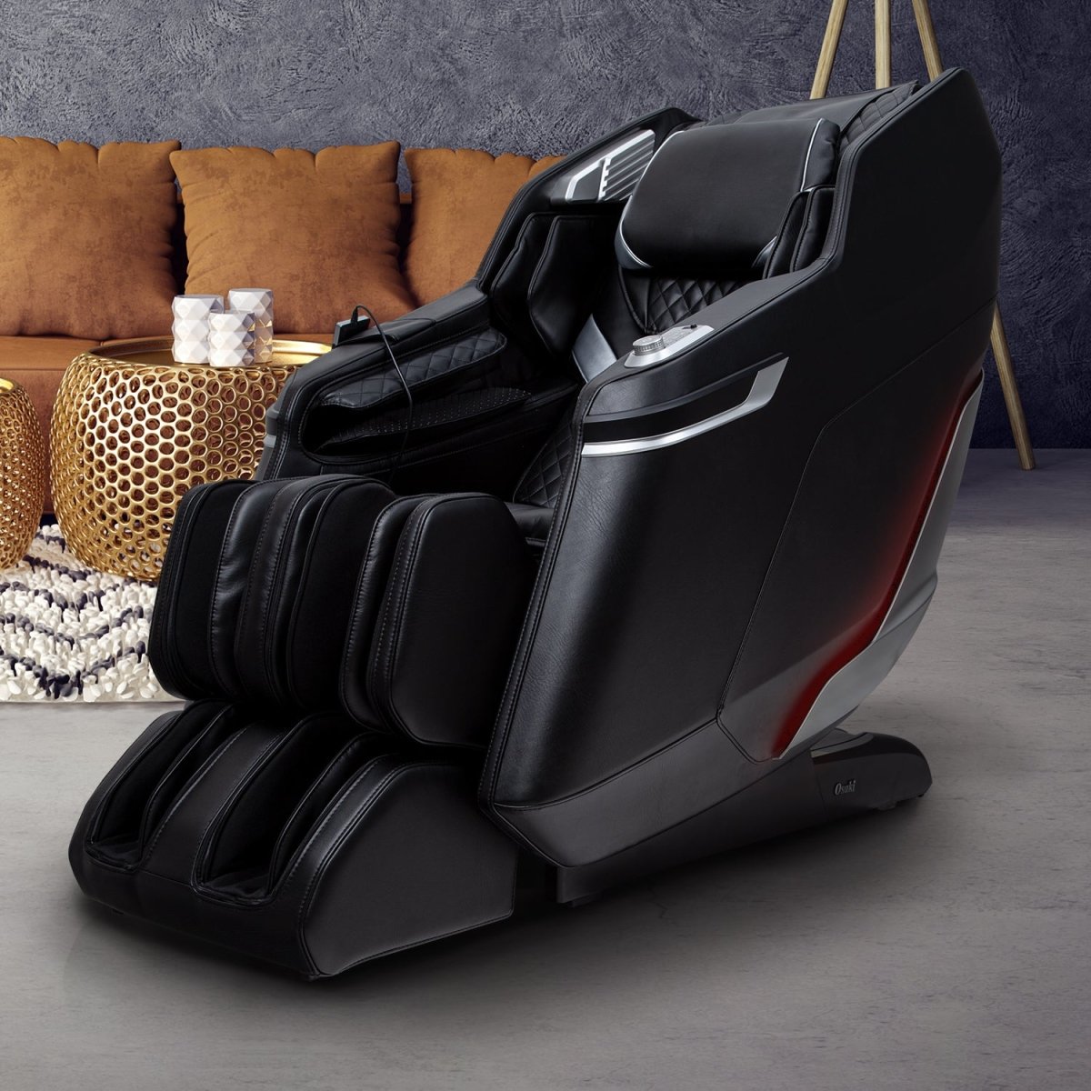 Osaki OS-3D Belmont Black Massage Chair - Indulge in Ultimate Luxury and Comfort with Advanced 3D Technology