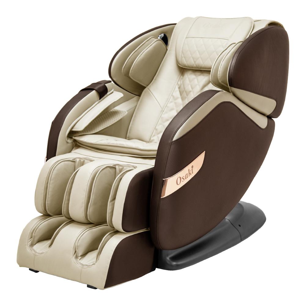 Shop Osaki OS Champ Massage Chair in Brown Beige - Aurora Sanctuary Collection