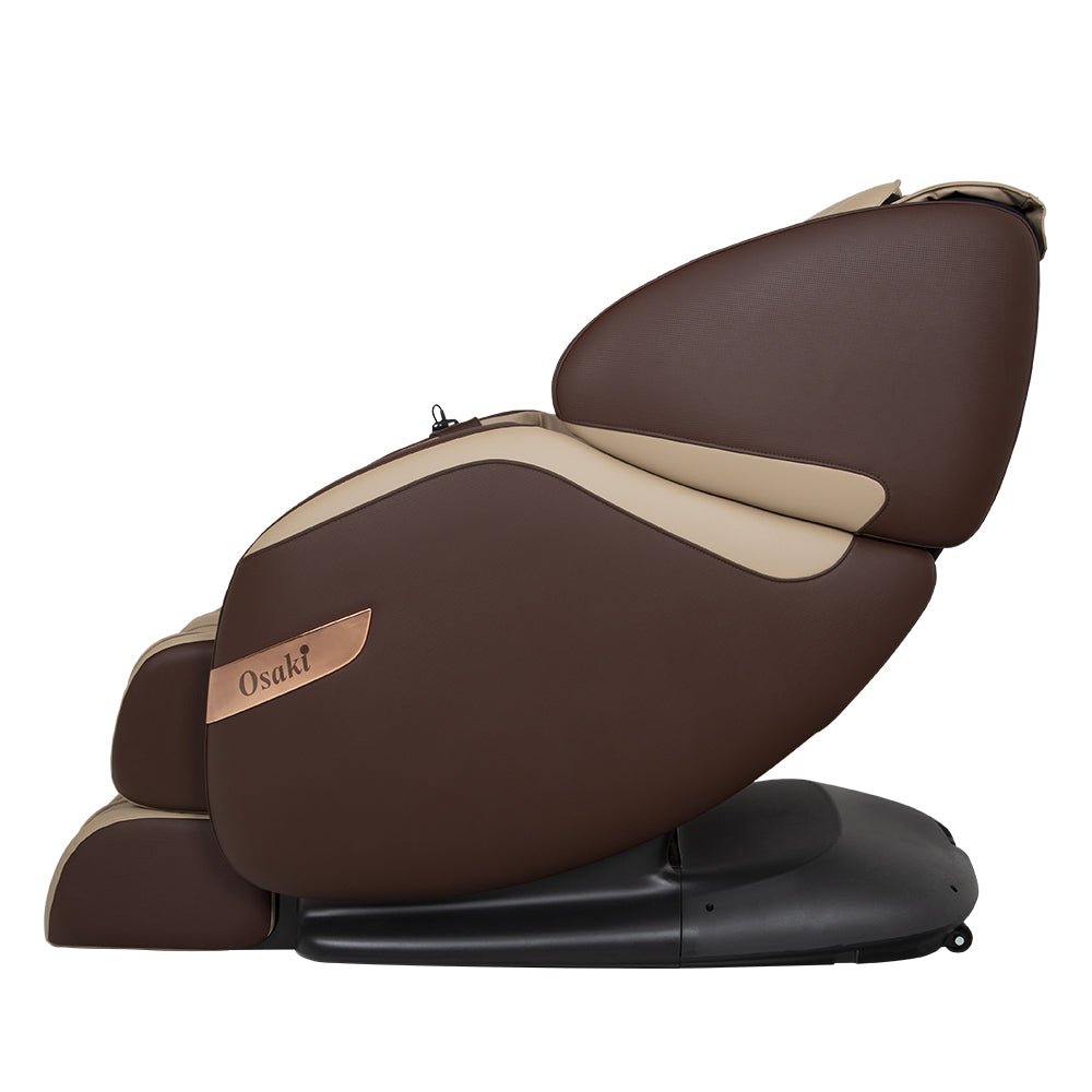 Osaki OS Champ cream taupe massage chair from Aurora Sanctuary Collection - luxury relaxation and comfort