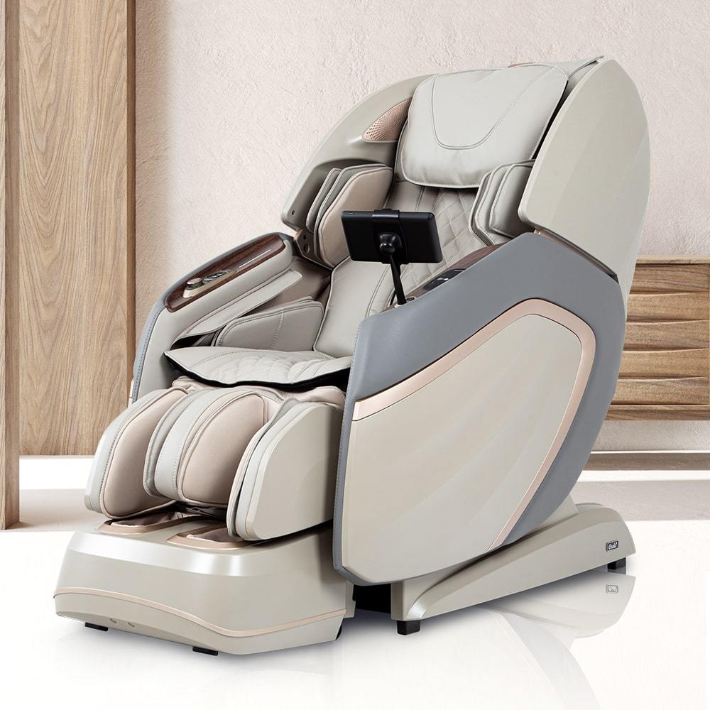 Osaki OS-Pro 4D Emperor Massage Chair in Black Grey - Elevate Your Comfort with Ultimate Relaxation Experience