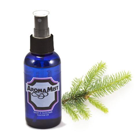 AromaMist Spruce Aroma Bath Oil 4-ounce atomizing spray bottle
