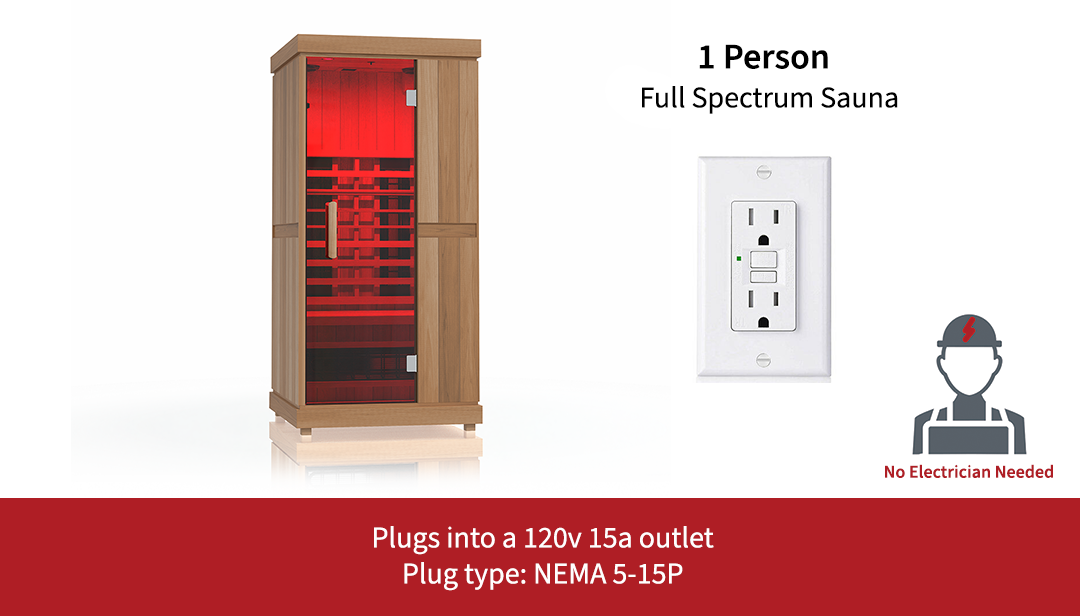 Get rejuvenated with the Finnmark FD-1 Full Spectrum 1-Person Infrared Sauna from Aurora Sanctuary