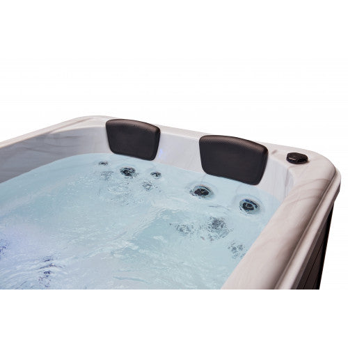 LUXURY SPAS | STUDIO SERIES RILEY 3 PERSON CLOUD GRAY WS-291-CG