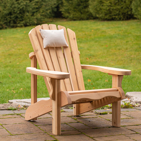 Dundalk Leisurecraft Canadian Timber Adirondack Chair Red Cedar