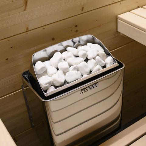 Sauna Heater Decorative Stones Rounded 5-10cm