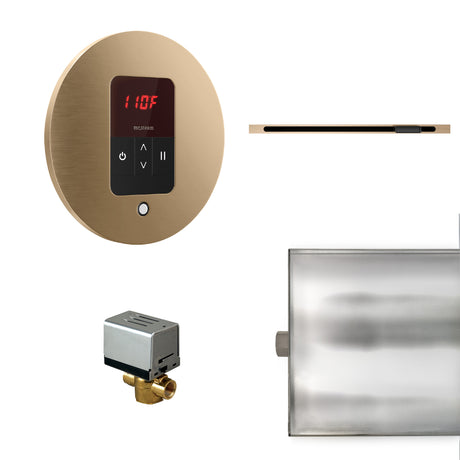 Basic Butler Linear Steam Shower Control Package with iTempo Control and Linear SteamHead