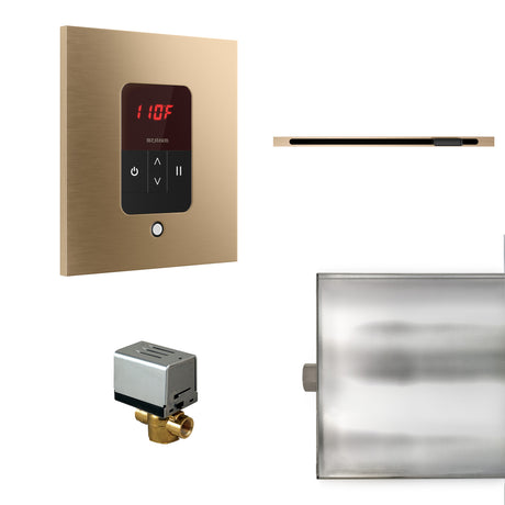 Basic Butler Linear Steam Shower Control Package with iTempo Control and Linear SteamHead