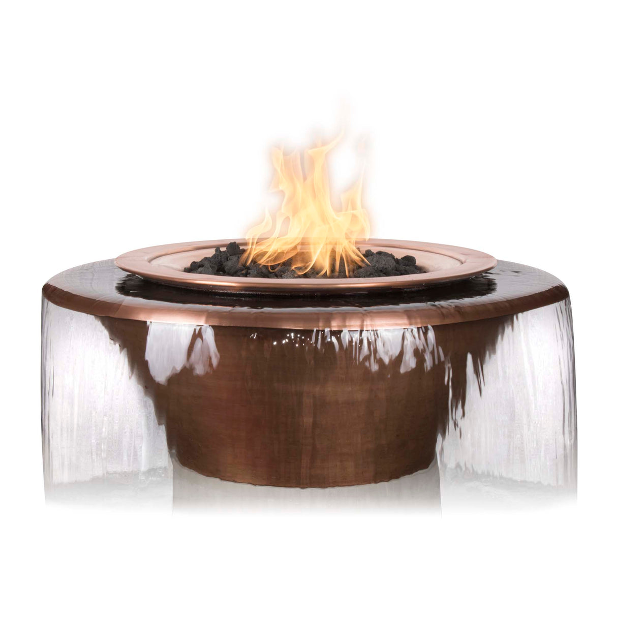 Cazo Fire & Water Bowl  Copper 360 Spill