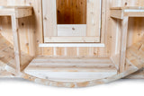 Buy Dundalk Leisurecraft Canadian Timber 4-Person Sauna Online at Aurora Sanctuary - Premium quality indoor sauna for ultimate relaxation and wellness