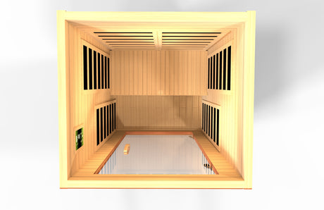 Dynamic Avila Elite 1-2 Person Ultra-Low EMF Far Infrared Sauna - Relaxation and Wellness at Home