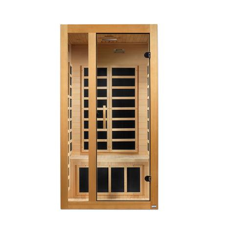 Dynamic Gracia 1-2 Person Low EMF Far Infrared Sauna - Top-quality personal sauna for ultimate relaxation and wellness at Aurora Sanctuary