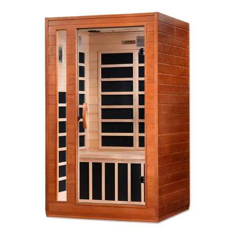 Dynamic Cordoba Elite 2-Person Low EMF Infrared Sauna - Front View