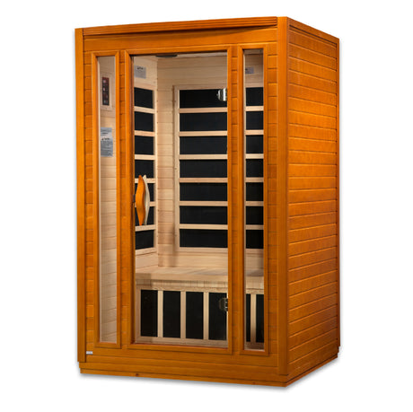 Dynamic San Marino Elite 2-Person Infrared Sauna at Aurora Sanctuary - Relaxing sauna experience with advanced technology for two people