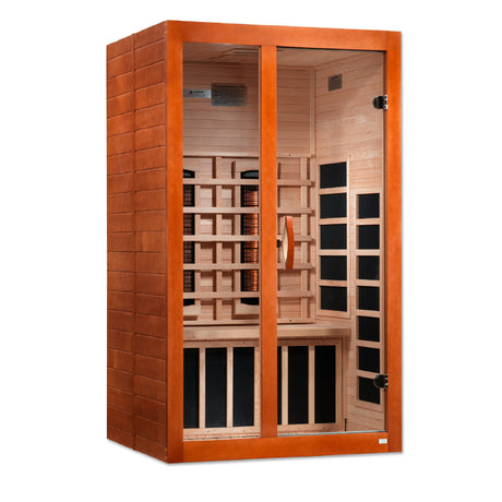 Dynamic Santiago 2-Person Near-Zero EMF Far Infrared Sauna - Top Quality Wellness Experience