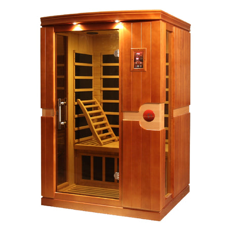 Dynamic Venice Elite 2-Person Far Infrared Sauna with Low EMF Relaxation at Home