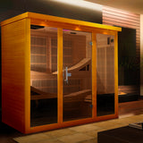 Dynamic Monaco 6-Person Ultra-Low EMF Infrared Sauna - Premium Quality at Aurora Sanctuary