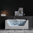 Empava 67JT408LED 67-Inch Whirlpool Acrylic Chromatherapy Rectangular Bathtub - Luxurious Relaxation Experience