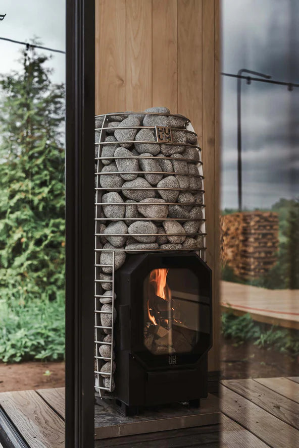 HUUM HIVE Flow Mini Wood-Burning Sauna Stove, 8.5kW