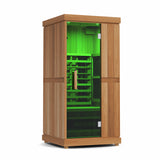 Finnmark FD-1 Full Spectrum 1-Person Infrared Sauna in Green - Enhance Your Wellness at Aurora Sanctuary