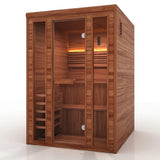 Golden Designs 2025 Engelberg Edition 6-Person Steam Sauna - Luxurious and Invigorating Home Wellness Experience