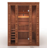 NEW Golden Designs 2025 "Andermatt Edition" 2 - 3 Person Traditional Steam Sauna GDI-7030-01 - Pacific Premium Clear Cedar