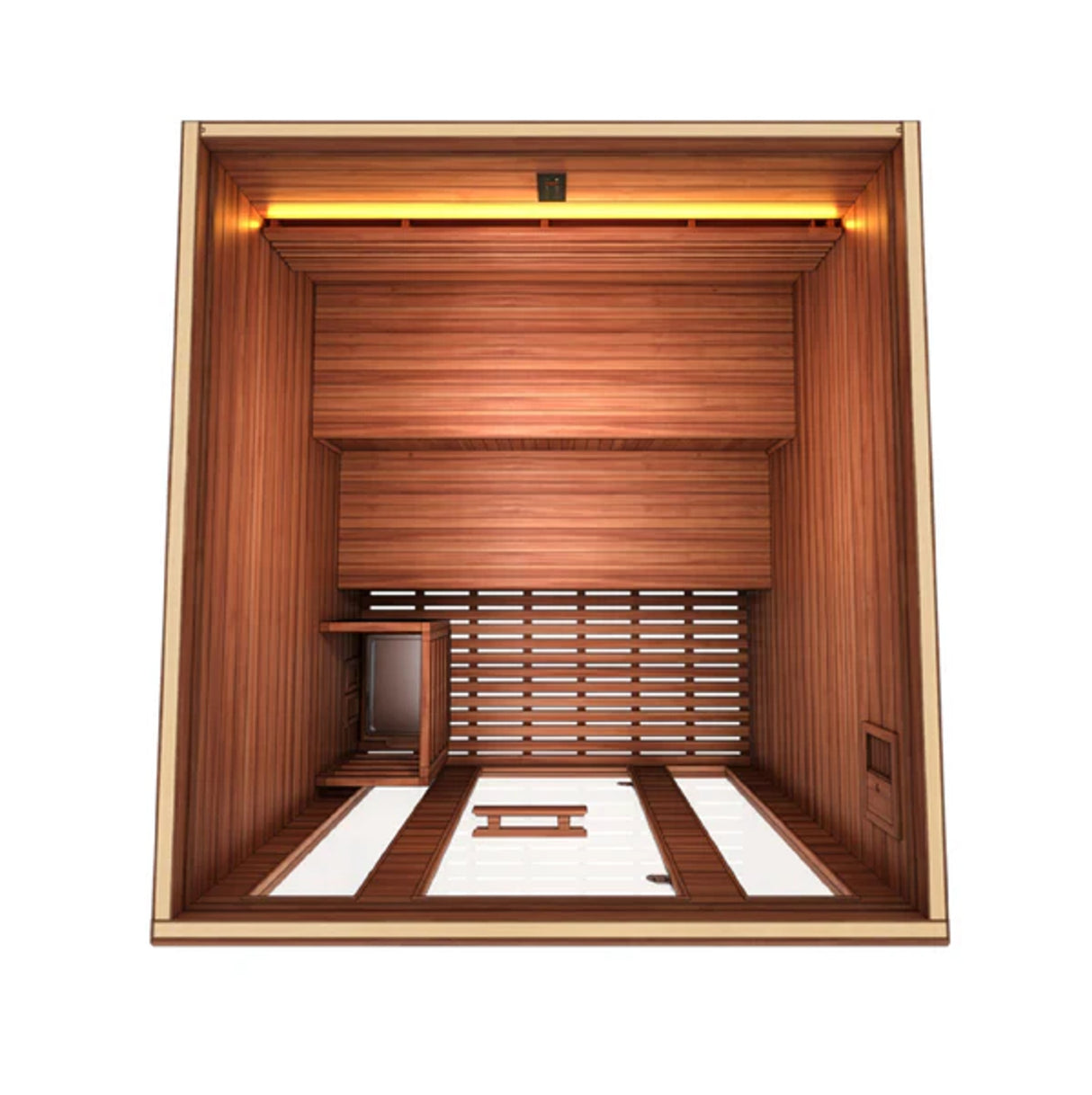 Golden Designs 2025 Engelberg Edition 6-Person Steam Sauna ideal for relaxation and wellness