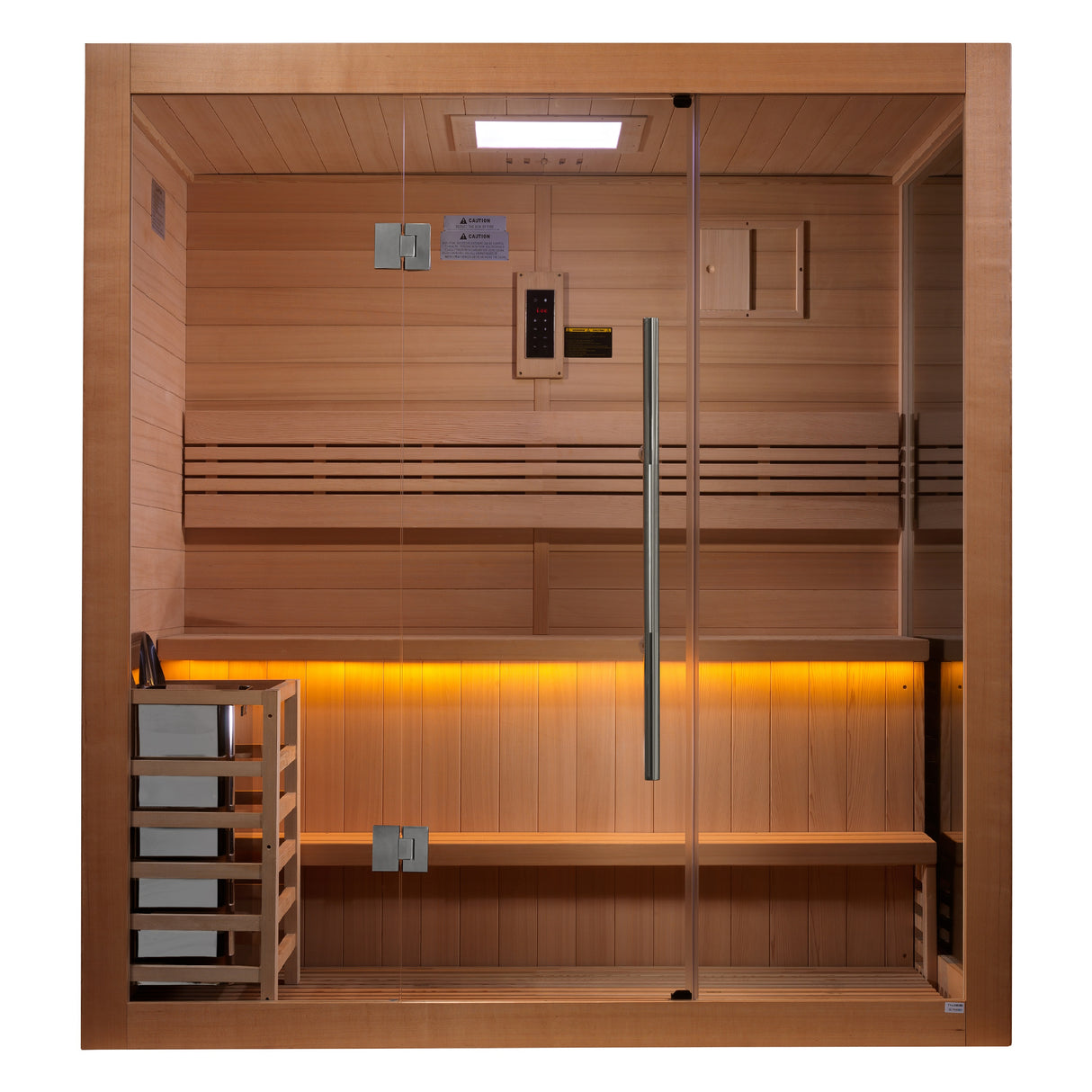 Traditional Sauna - Forssa Edition made of Canadian Red Cedar, ideal for relaxation and wellness