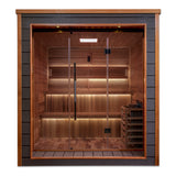 Golden Designs Bergen 6-Person Indoor/Outdoor Sauna - Relaxation and Wellness