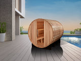 Klosters 6-Person Barrel Sauna: Ultimate Relaxation - High Quality Outdoor Sauna at Aurora Sanctuary