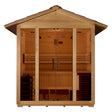 Golden Designs 5-Person Outdoor Sauna at Aurora Sanctuary - Spacious and luxurious sauna perfect for outdoor relaxation