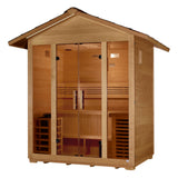 Golden Designs 5-Person Outdoor Sauna at Aurora Sanctuary - Relax and Unwind in Style Outdoors