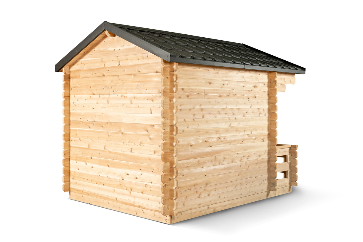 Buy Dundalk Leisurecraft Canadian Timber 6-Person Georgian Cabin Sauna online - Aurora Sanctuary