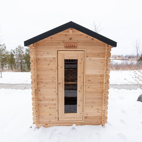 Granby Print of Luxury Dundalk Canadian Timber 3-Person Sauna at Aurora Sanctuary