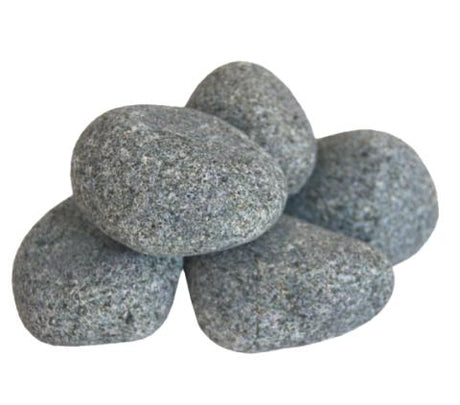 Sauna Heater Stones Rounded Olivine 5-10cm 33lbs