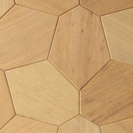 Abachi Hexagon Wall Panel