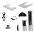 Sauna Wood Stove Chimney Kit Barrel