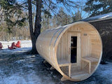 Experience the luxury of Dundalk Leisurecraft Canadian Timber 4-Person Sauna at Aurora Sanctuary - Buy Online