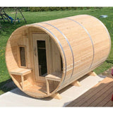 Dundalk Leisurecraft 6-Person Barrel Sauna - Premium quality sauna from Aurora Sanctuary for a luxurious spa experience