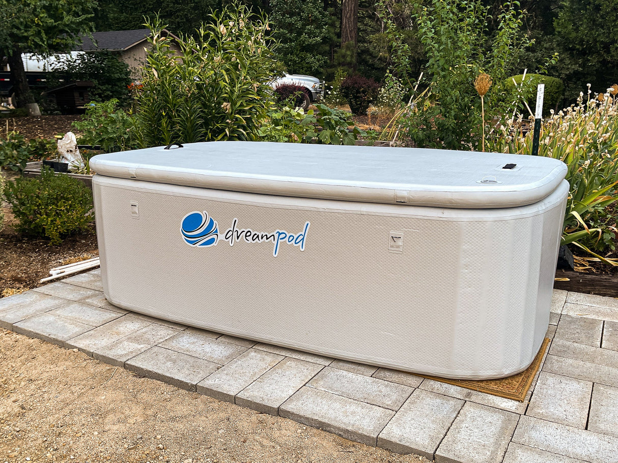 Experience relaxation and sensory immersion with the state-of-the-art DreamPod Home Float Flex at Aurora Sanctuary - sensory tank for ultimate tranquility