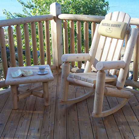 Dundalk Leisurecraft Canadian Timber 24" Square End Table