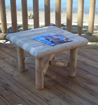 Dundalk Leisurecraft Canadian Timber 24" Square End Table