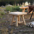 Dundalk Leisurecraft Canadian Timber Table/Stool 45x38x46cm