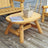 Dundalk Leisurecraft Canadian Timber Oval Coffee Table