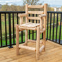 Dundalk Leisurecraft Canadian Timber 30" Captains Bar Stool