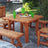 Dundalk Leisurecraft Canadian Timber 42x42 Outdoor Dining Table