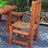 Dundalk Leisurecraft Canadian Timber Outdoor Dining Side Chair